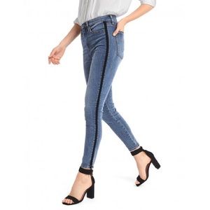 Gap True Skinny Jeans w/ Velvet Trim